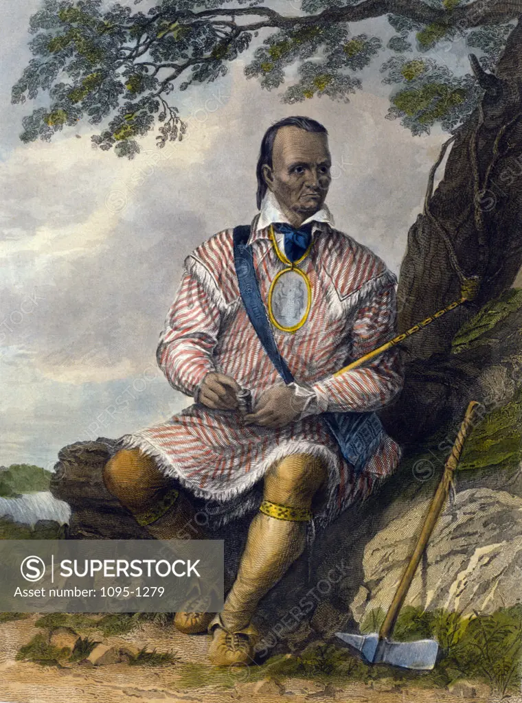 Red Jacket by Seth Eastman from The American Aboriginal Portfolio by Mary Eastman,  1853,  (1808-1878),  USA,  Chicago,  Newberry Library