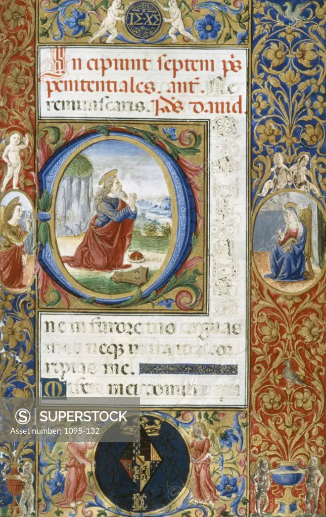 Book of Prayers  Frontispiece  Manuscript Illumination  Newberry Library, Chicago 