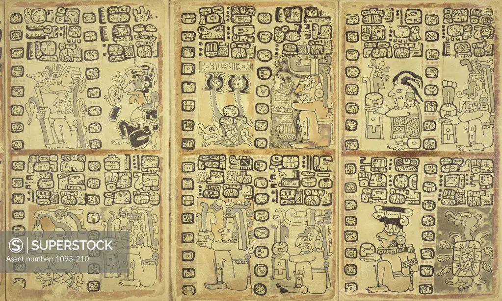 Codex Cortesiano Codice Maya Denominado Cortesiano Mexican Art Newberry Library, Chicago 