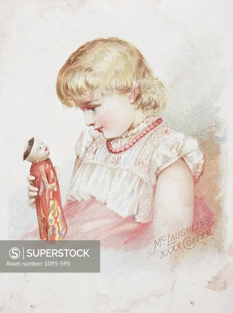 McLaughlin's Coffee Late 19th Century Trade Cards