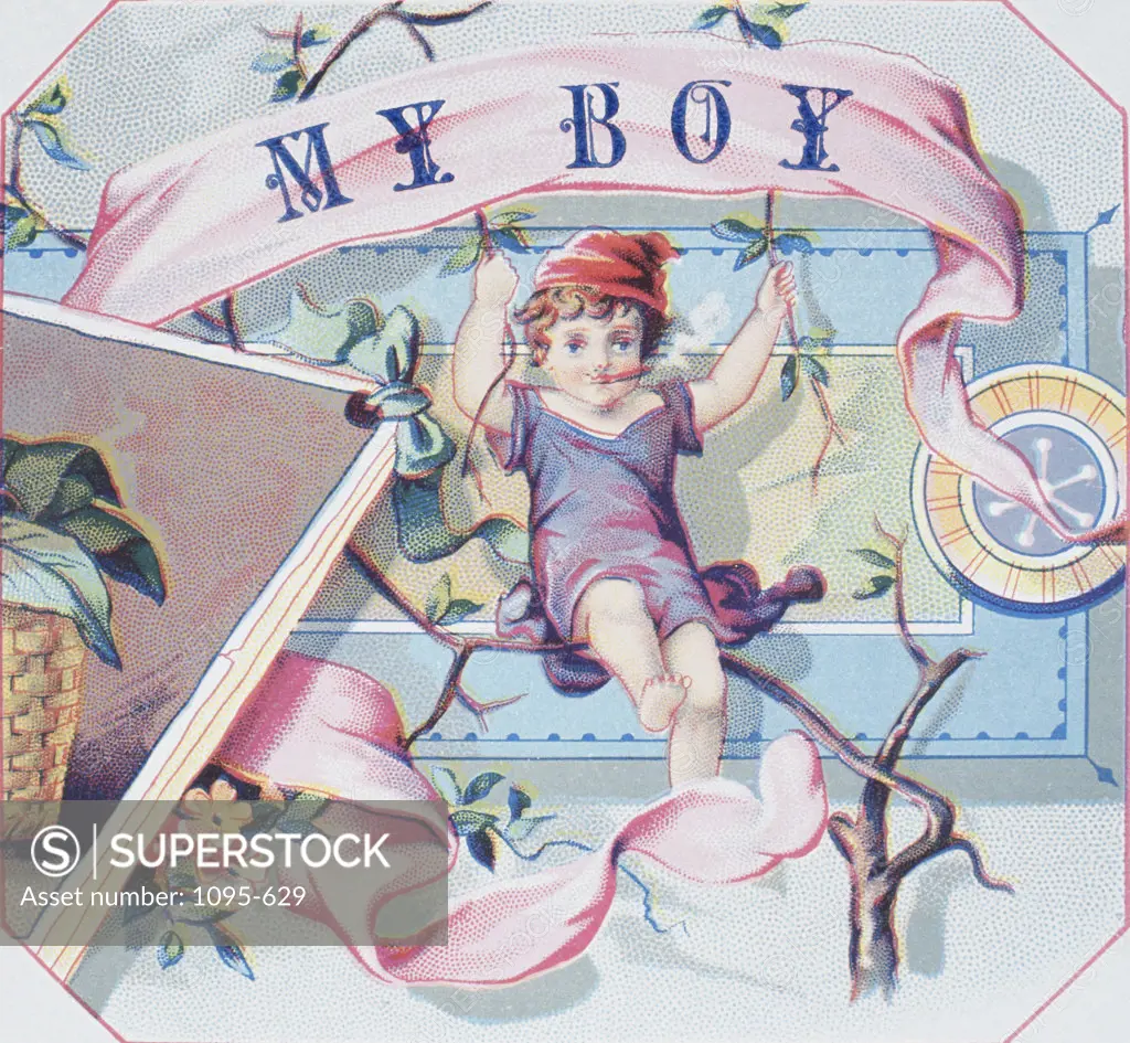 My Boy Late 19th Century Cigar Box Label