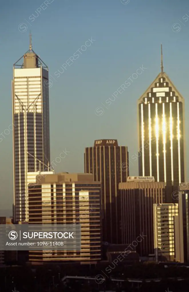 Skyscrapers in the city, Perth, Australia