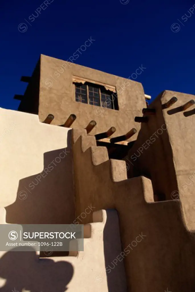 Low angle view of a building, Santa Fe, New Mexico, USA