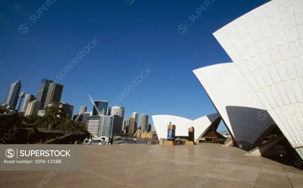 Opera house in a city, Sydney Opera House, Sydney, New South Wales, Australia