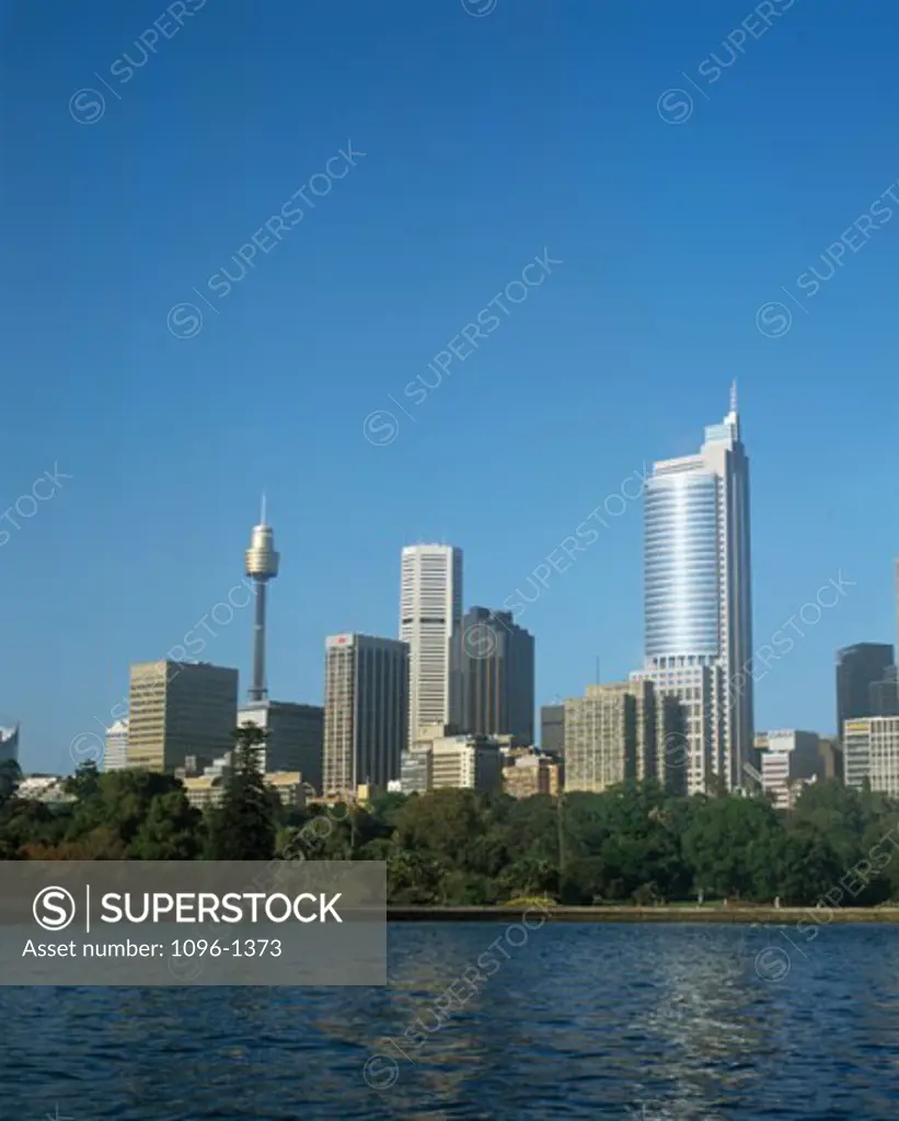 Skyscrapers on the waterfront, Sydney, New South Wales, Australia