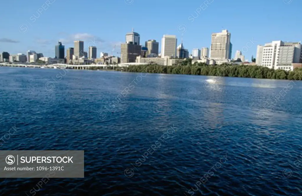 Buildings on the waterfront, Brisbane, Queensland, Australia