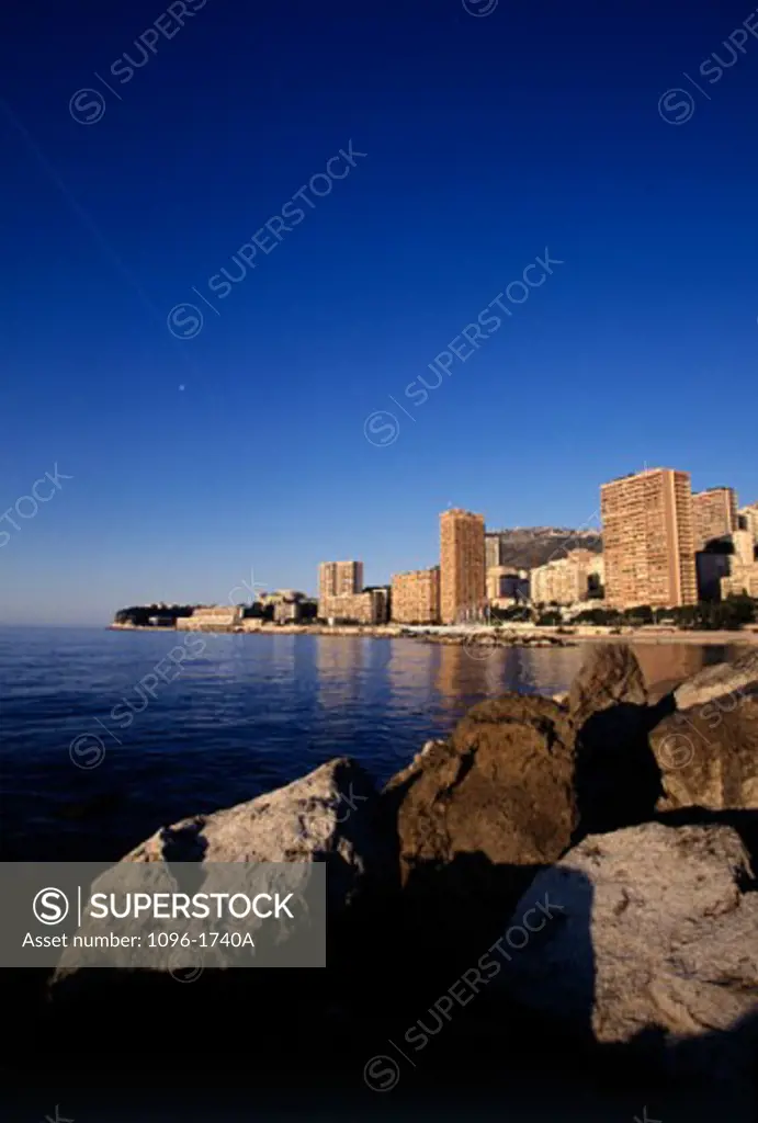Buildings on the waterfront, Monte Carlo, Monaco