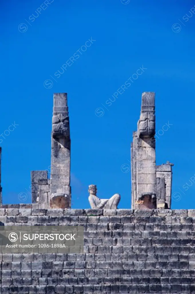 Chac Mool Temple of the Warriors  Chichen Itza (Mayan), Mexico