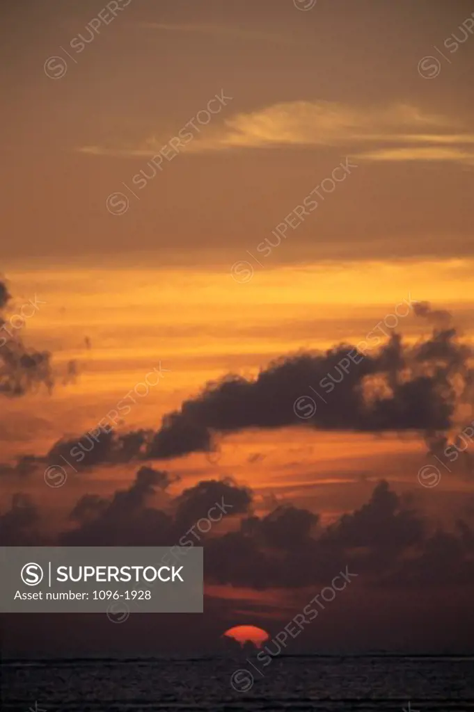 Clouds in the sky during sunset