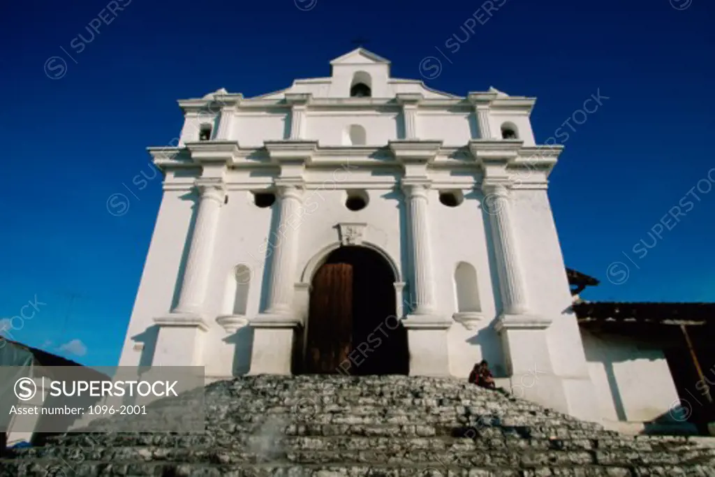 Low angle view of a church, Santo Tomas Church, Chichicastenango, Guatemala