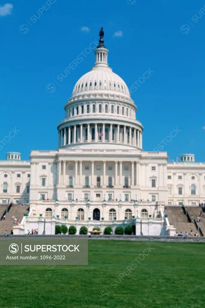 Facade of the Capitol Building, Washington, D.C., USA