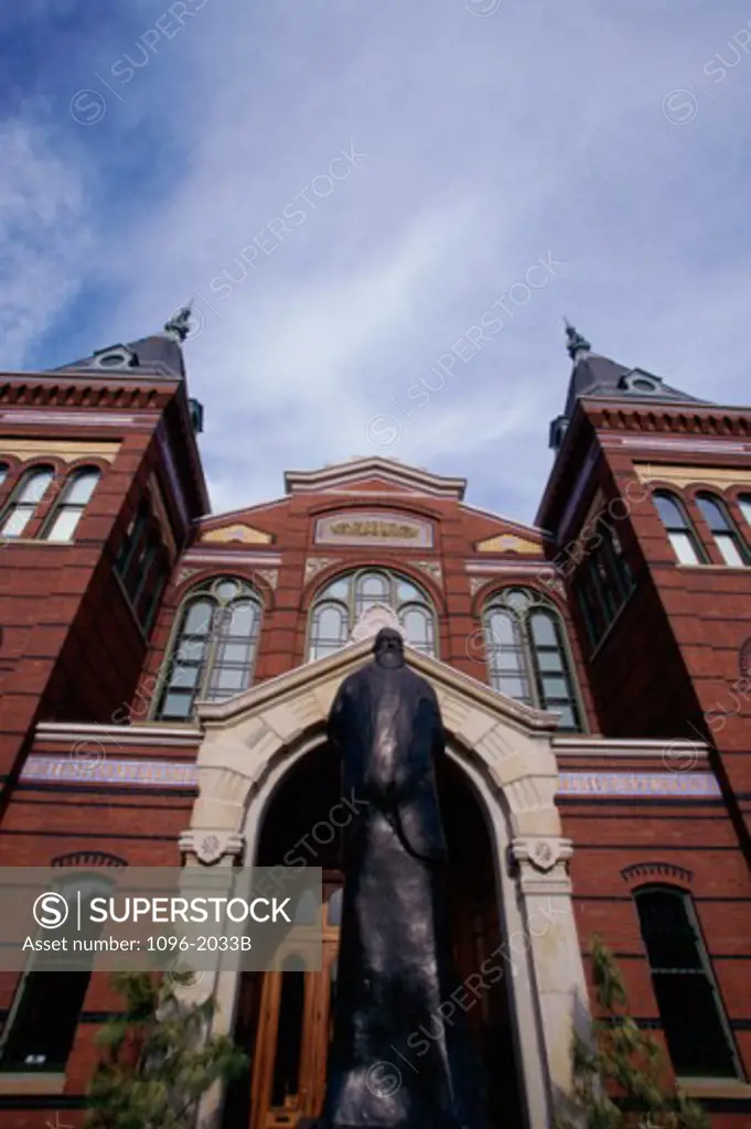 Low angle view of the Arts and Industries Building, Washington, D.C., USA