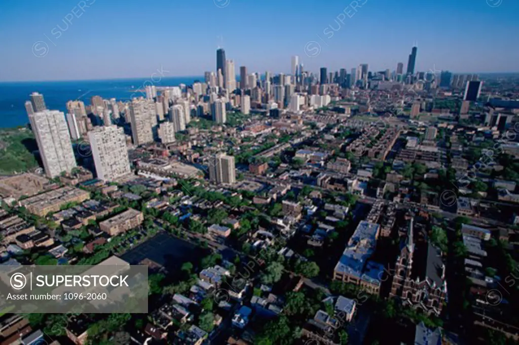 Skyscrapers in a city, Chicago, Illinois, USA