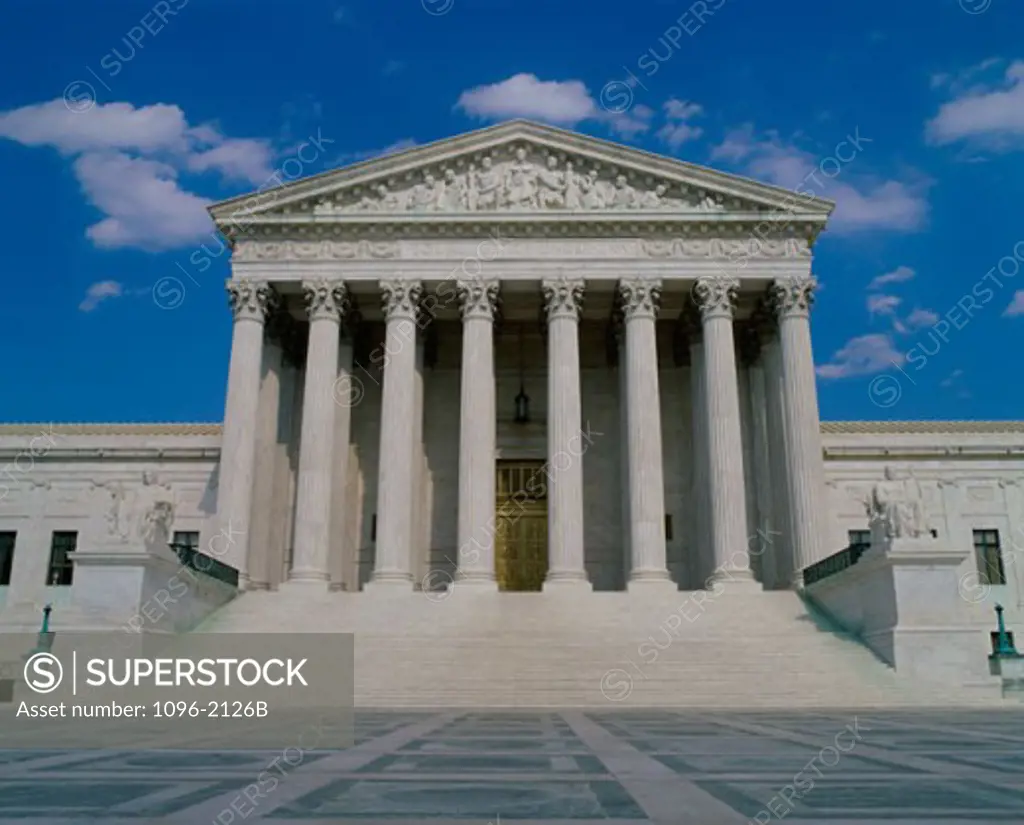 Facade of the U.S. Supreme Court, Washington, D.C., USA