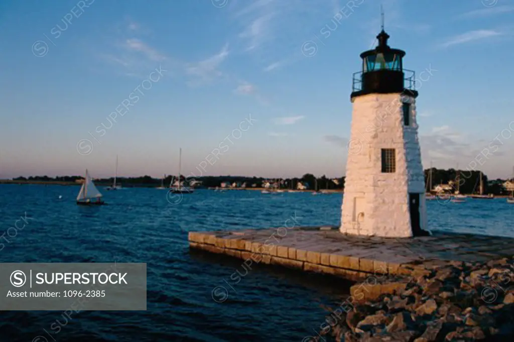Goat Island Light Newport Rhode Island USA