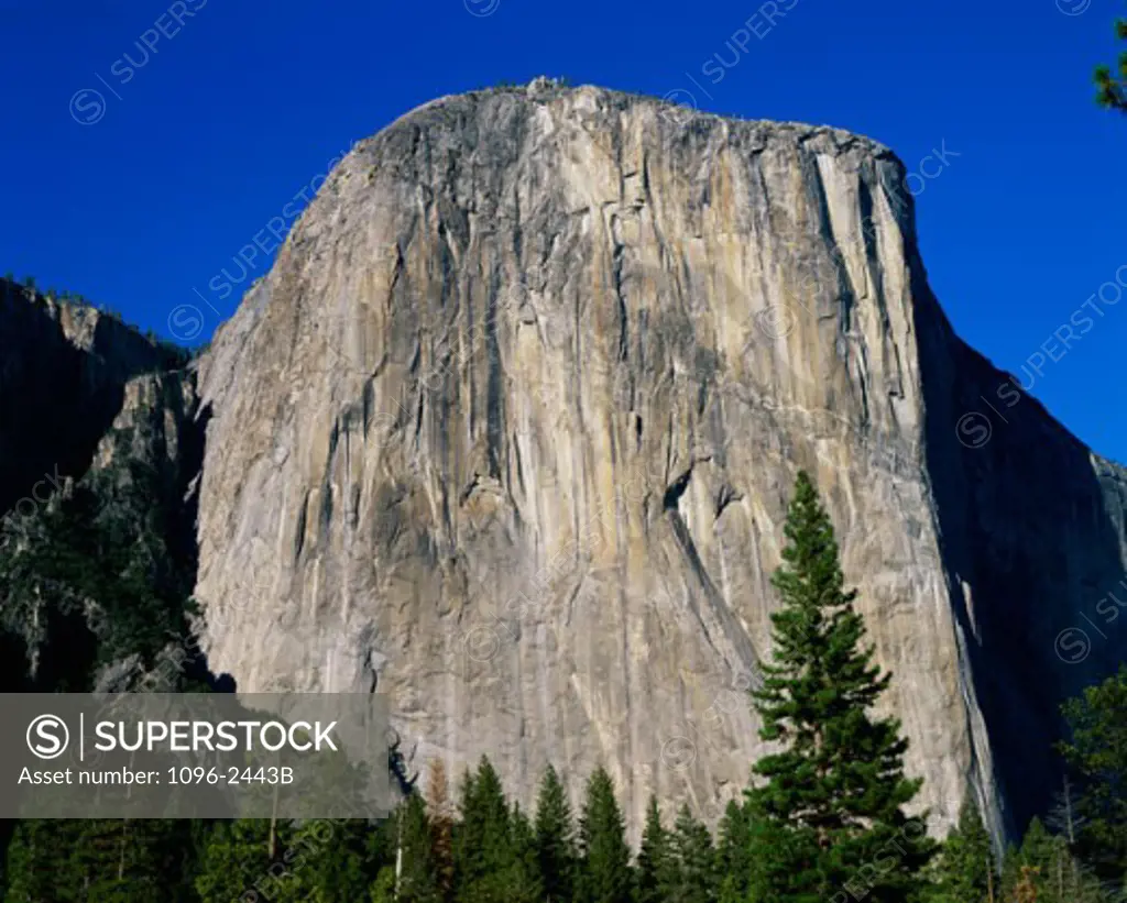 Rock formation El Capitan, Yosemite National Park, California, USA
