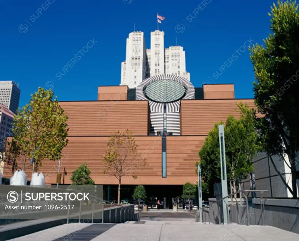 Facade of San Francisco Museum of Modern Art, San Francisco, California, USA