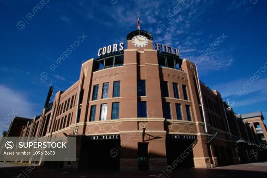 Low angle view of a building, Coors field, Denver, Colorado, USA