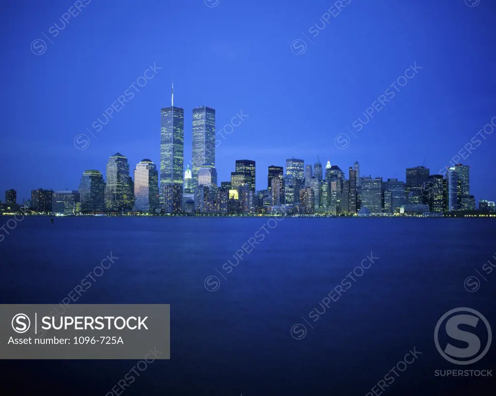 Skyscrapers across the Hudson River, New York City, New York, USA