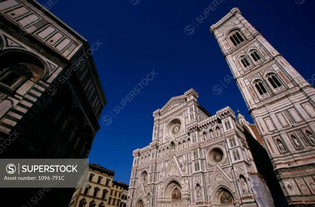 Low angle view of a cathedral, Duomo, Florence, Italy