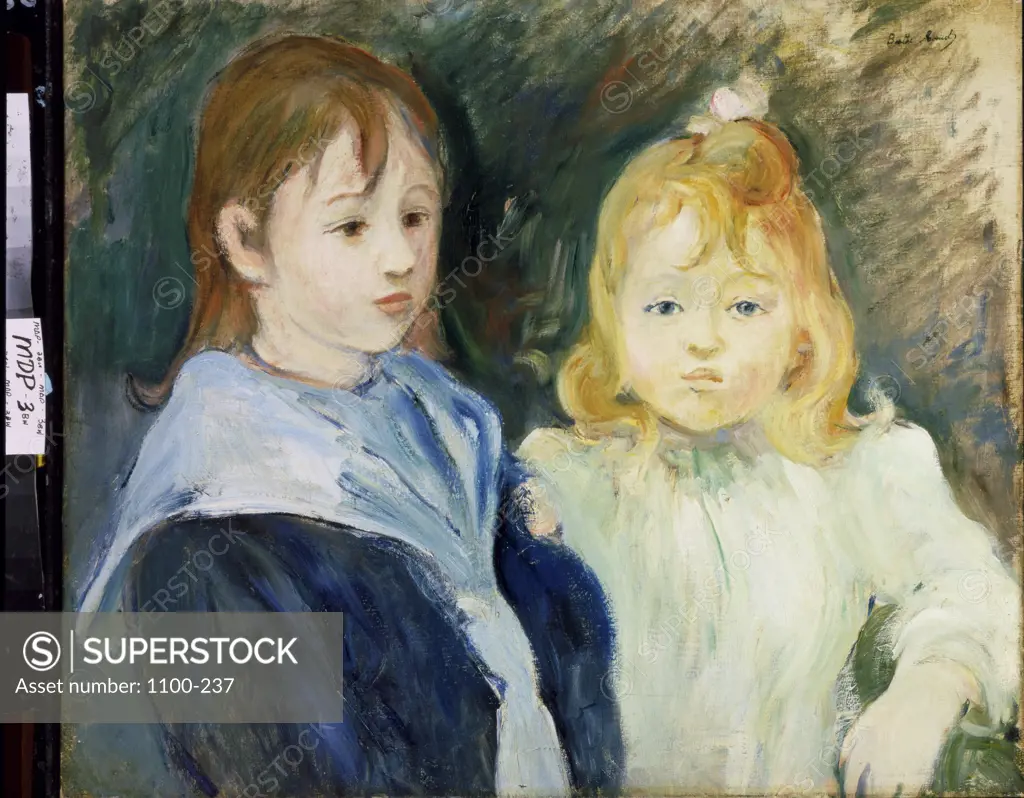 Portrait of Children  (Portrait des Enfants)  1893  Berthe Morisot (1841-1895/French) Oil on canvas  