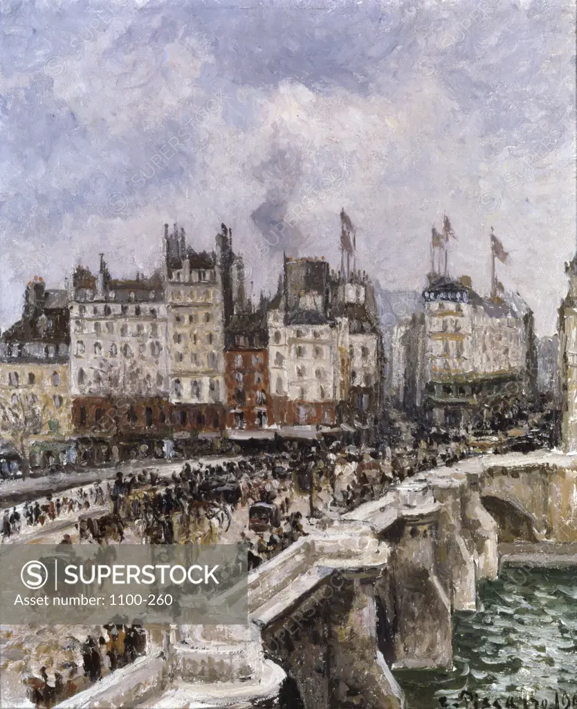 Le Pont Neuf 1901 Camille Pissarro (1830-1903 French) Christie's Image, New York