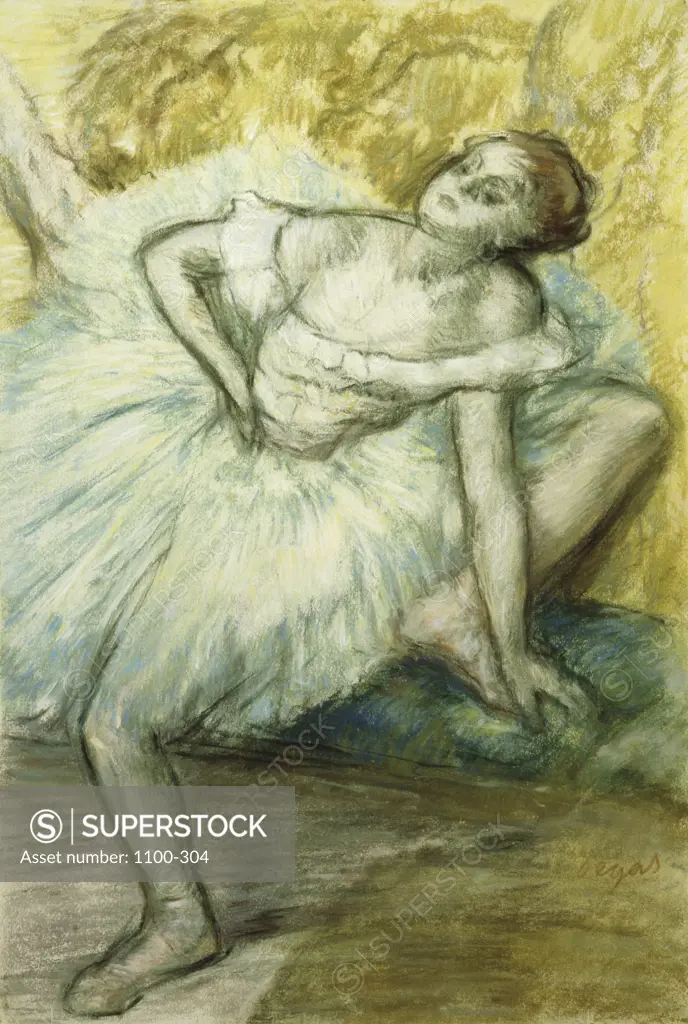 Dancer 1897-1900 Edgar Degas (1834-1917/French) Pastel Christie's Images, New York, USA