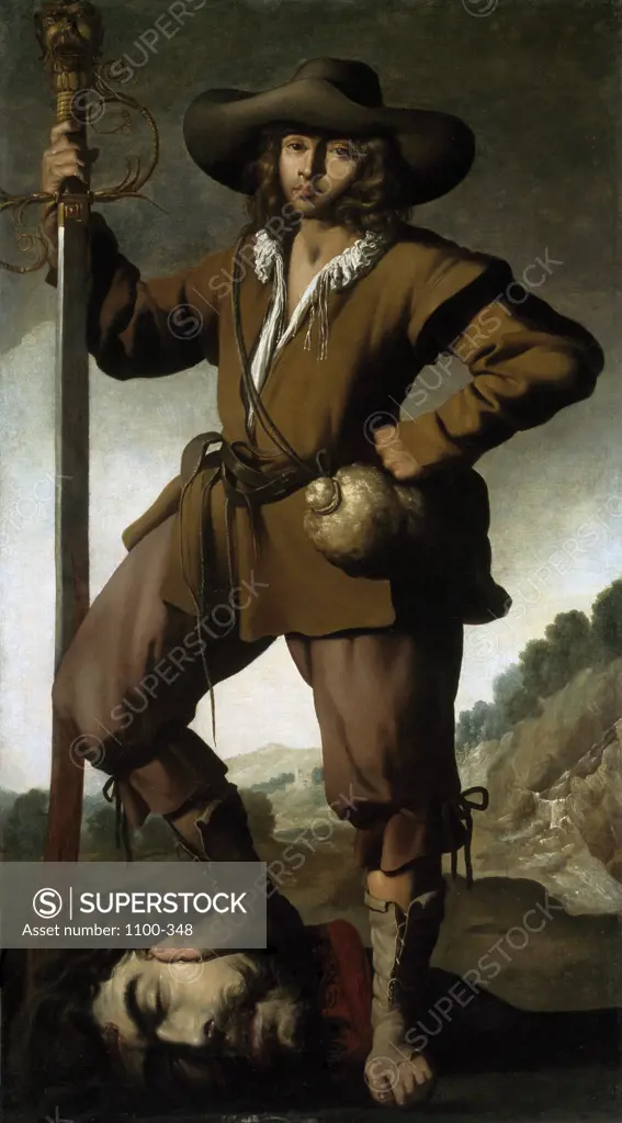 David with the Head of Goliath  Francisco de Zurbaran (1598-1664/Spanish) Oil on canvas  Christie's Images, New York  