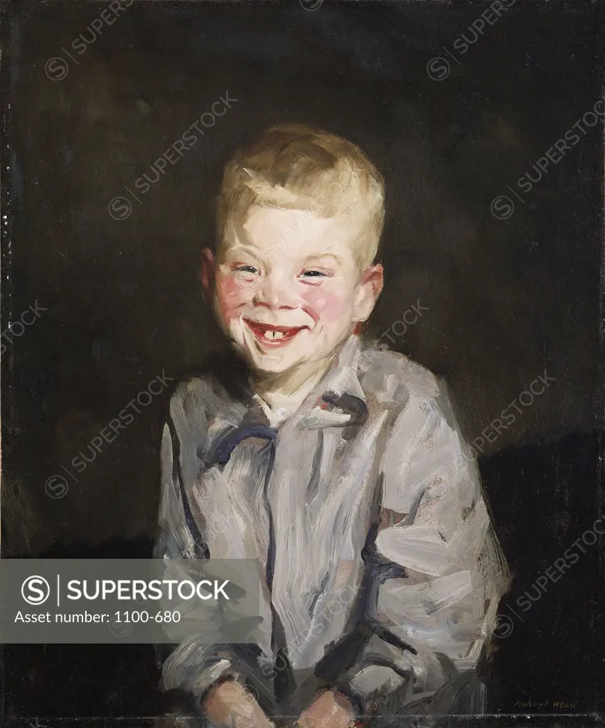 Jobie, the Laughing Boy 1910 Robert Henri (1865-1929 American) Christie's Images, New York 