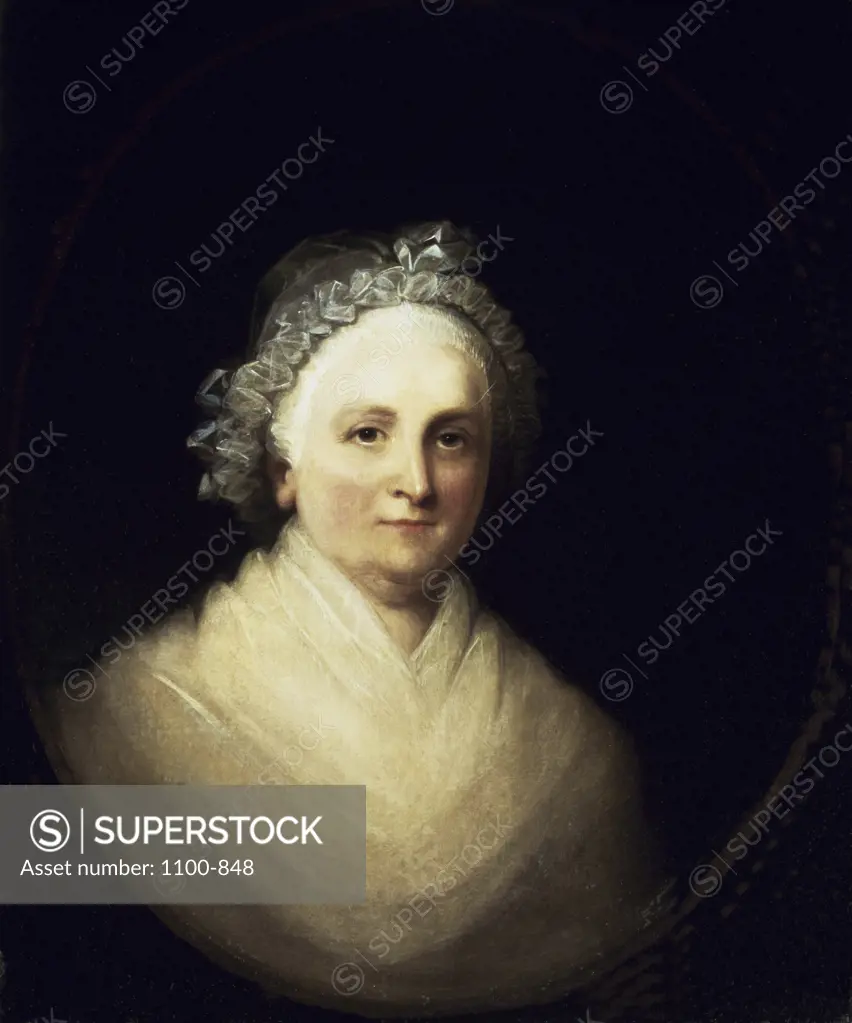 Martha Washington Jane Stuart (1812-1888/American) Oil on Canvas Christie's Images, New York, USA 