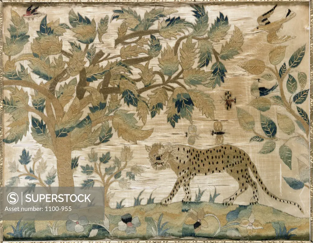A Fine Silk-On-Silk Needlework Picture 1750-1760 Tapestry/Textiles(Flemish) Silk Embroidery Christie's Images, New York, USA