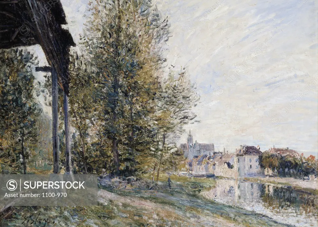 Pres de Moret-sur-Long 1881 Alfred Sisley (1839-1899 French) Oil on Canvas Christie's Images, New York, USA