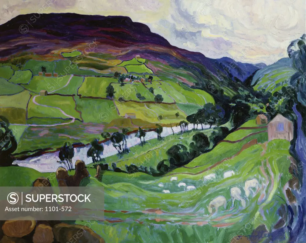 Swaledale, Yorkshire Josephine Trotter (b.1940/British) Oil on Canvas
