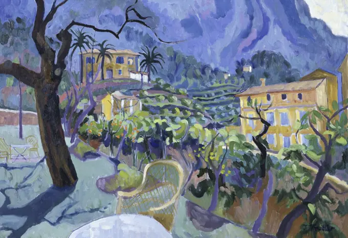 La Residencia Majorca Josephine Trotter (b.1940/British) Oil on Canvas