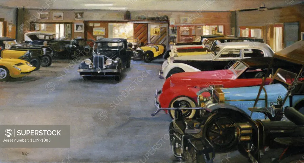 Garage 2006 Daniel Kaplan (b.1965 Argentinean) Oil on canvas Zurbaran Galeria, Buenos Aires