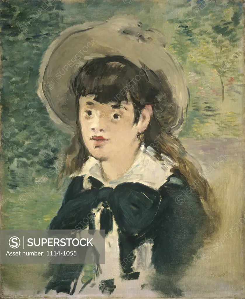 Mademoiselle Voisin  1880,   Edouard Manet (1832-1883/ French)  Oil on Canvas Barnes Foundation, Merion, Pennsylvania    