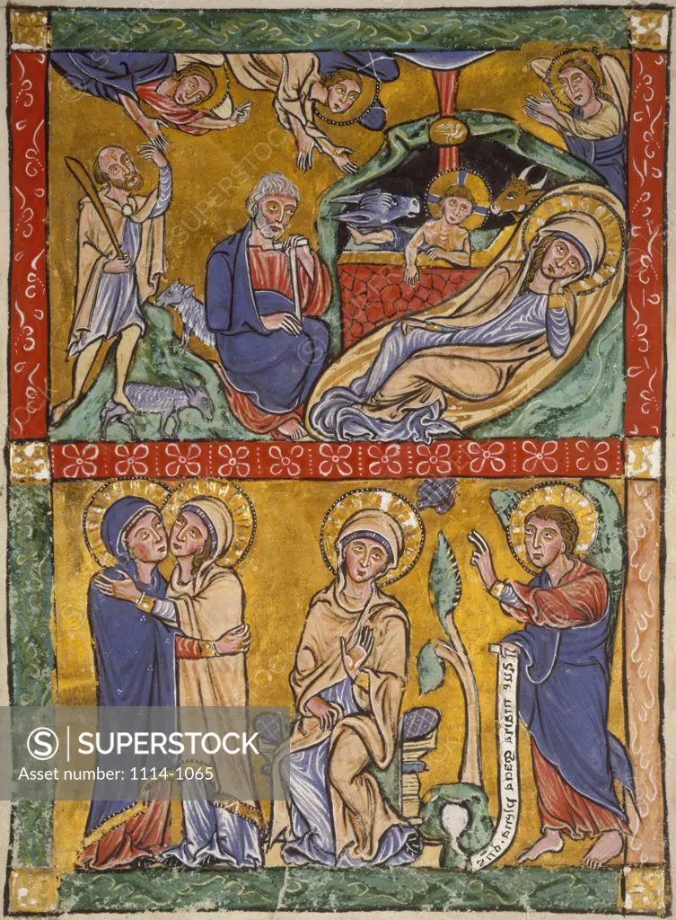 Scenes from the Story of the Nativity by unknown artist,  Circa 1200,  USA,  Pennsylvania,  Merion,  Barnes Foundation
