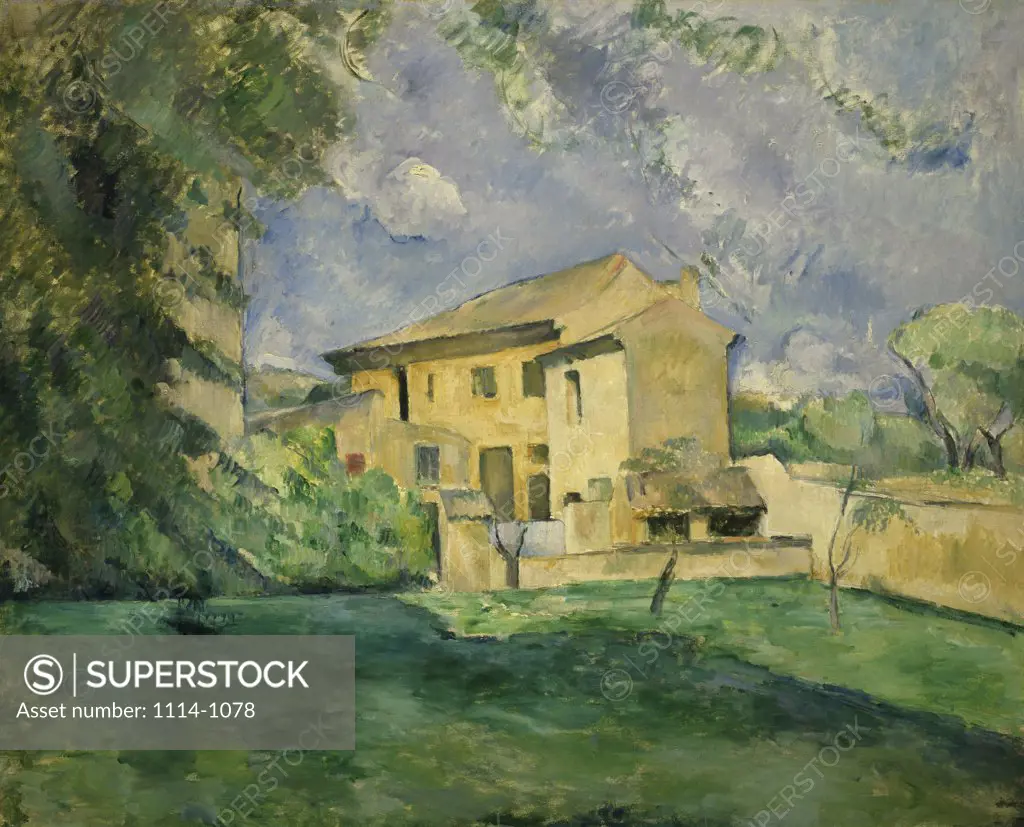 Farm of Jas de Bouffan 1885-1887 Paul Cezanne (1839-1906 French) Barnes Foundation, Merion, Pennsylvania, USA