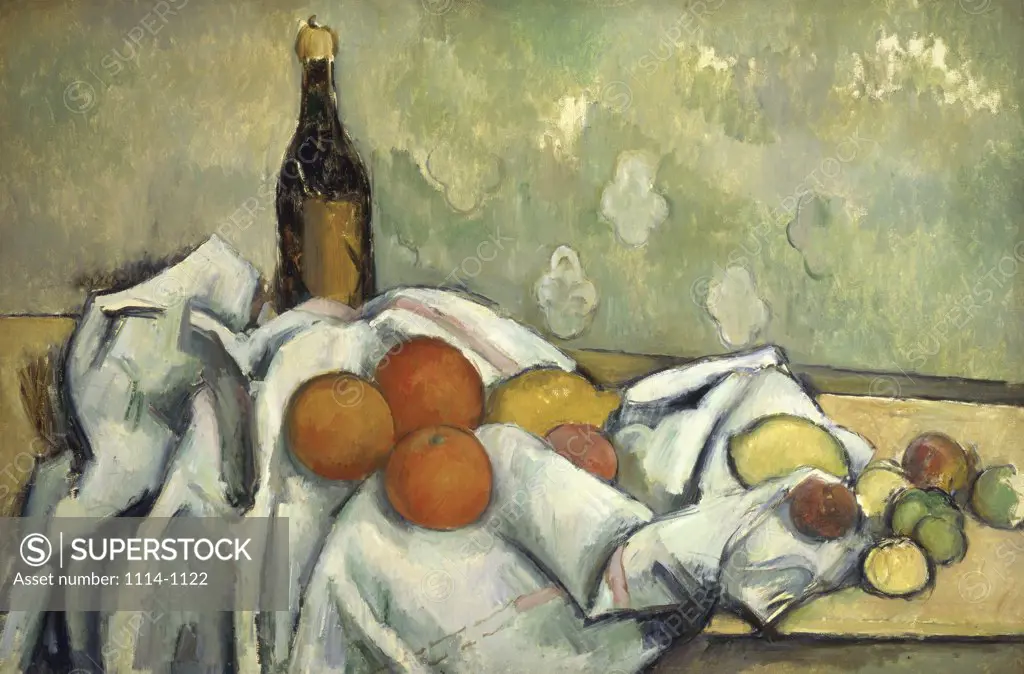 Still Life Paul Cezanne (1839-1906 French) Oil on Canvas Barnes Foundation, Merion, Pennsylvania, USA  