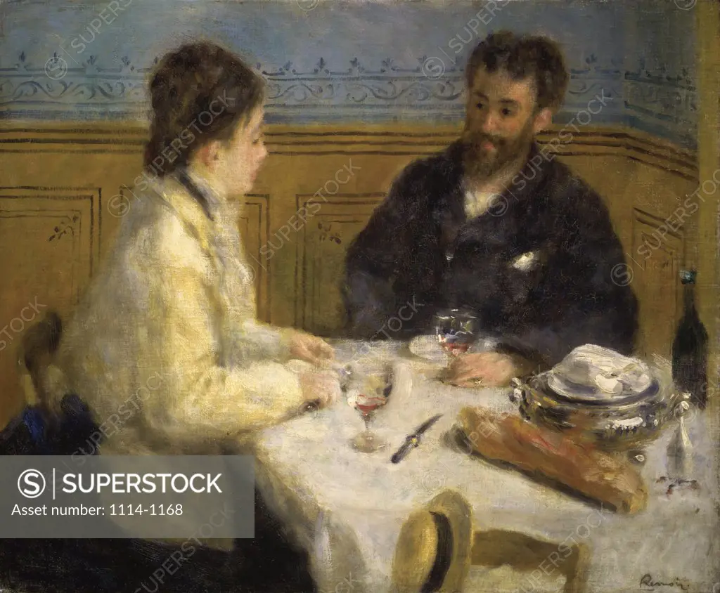 The Luncheon  (Le dejeuner)  1879  Pierre-Auguste Renoir (1841-1919/French)  Barnes Foundation, Merion, Pennsylvania    