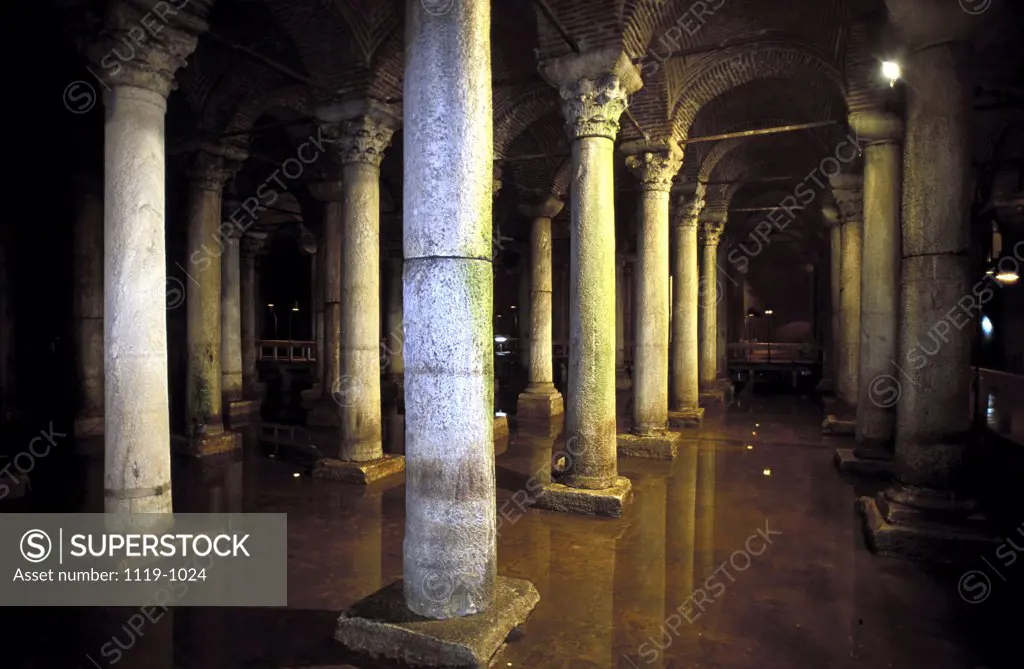 Basilica  Cistern Istanbul Turkey   