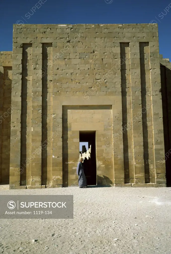 Zoser Funerary Complex Entrance  Saqqara  Egypt