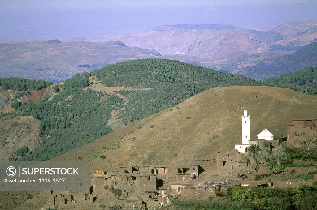 Clay Village Ourika Valley Morocco  