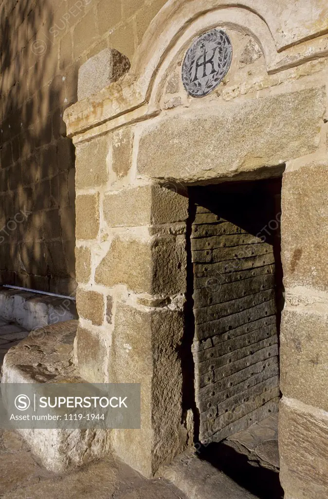 Entrance of a monastery, St. Catherine's Monastery, Sinai, Egypt