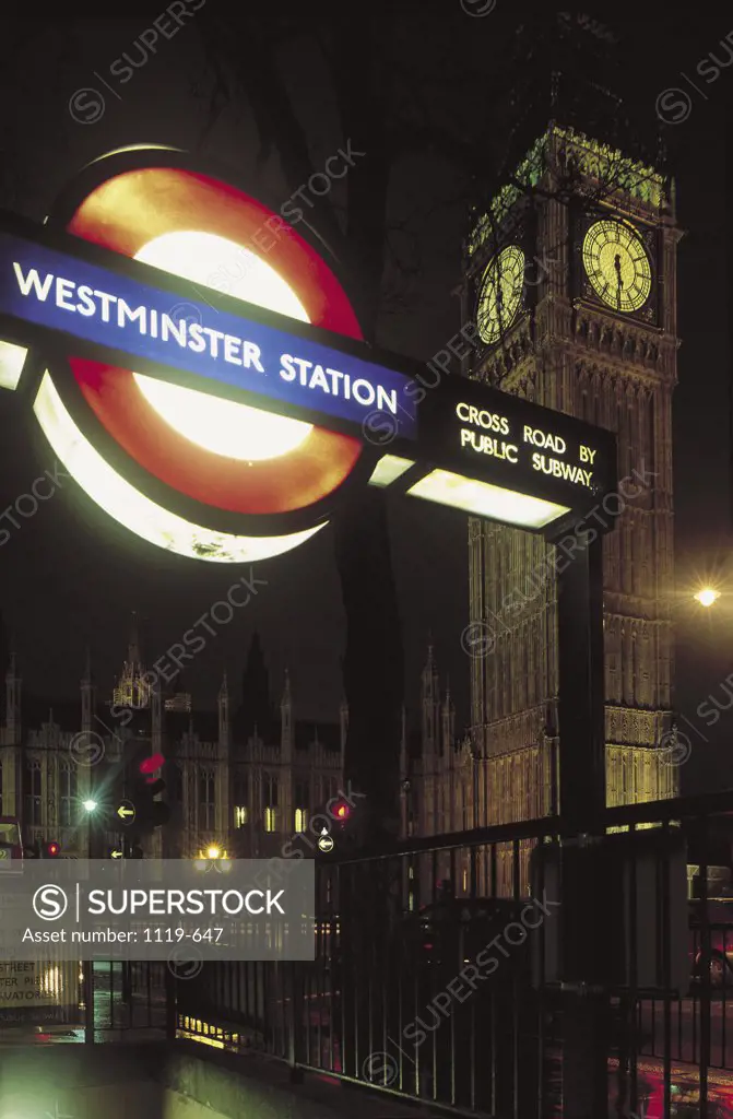 Westminster Station London England  