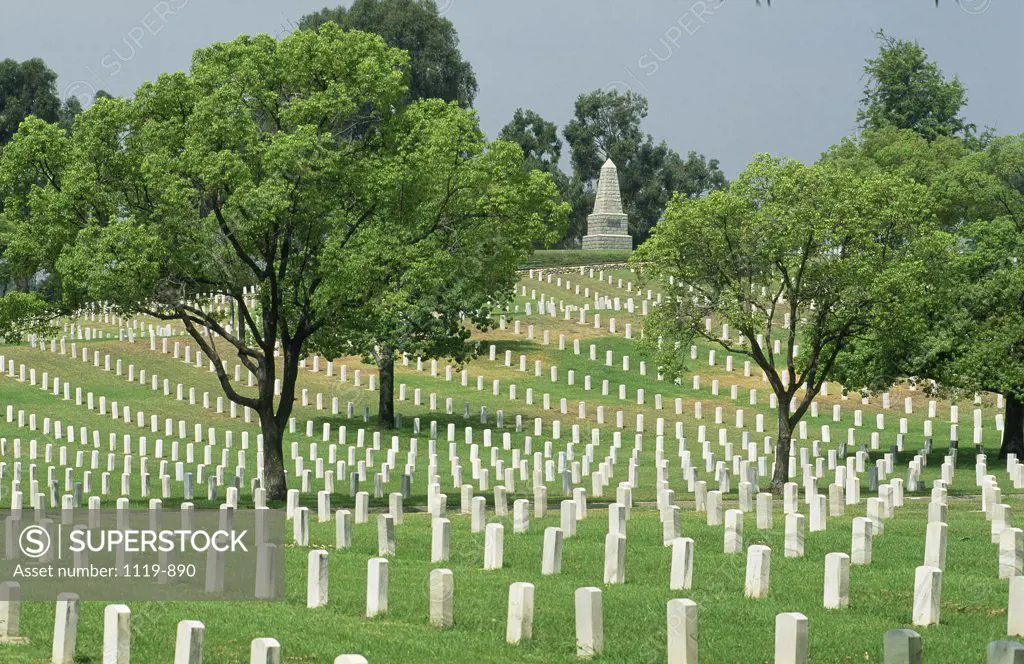 Military Cemetery Los Angeles California USA 