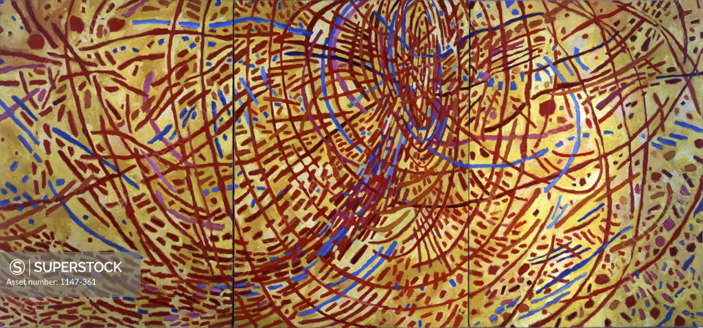 Magnetic Fields 108 1991 Mildred Thompson (b.1936/African American) Oil on canvas