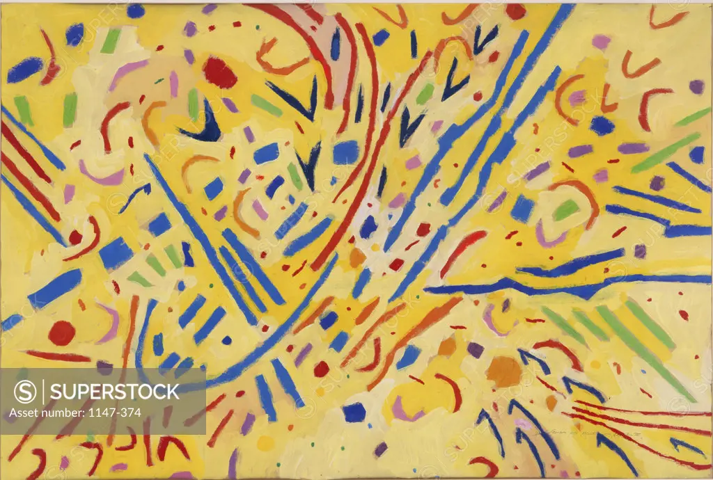 Magnetic Field III 1991 Mildred Thompson (b.1936/African American) Gouache and pastel