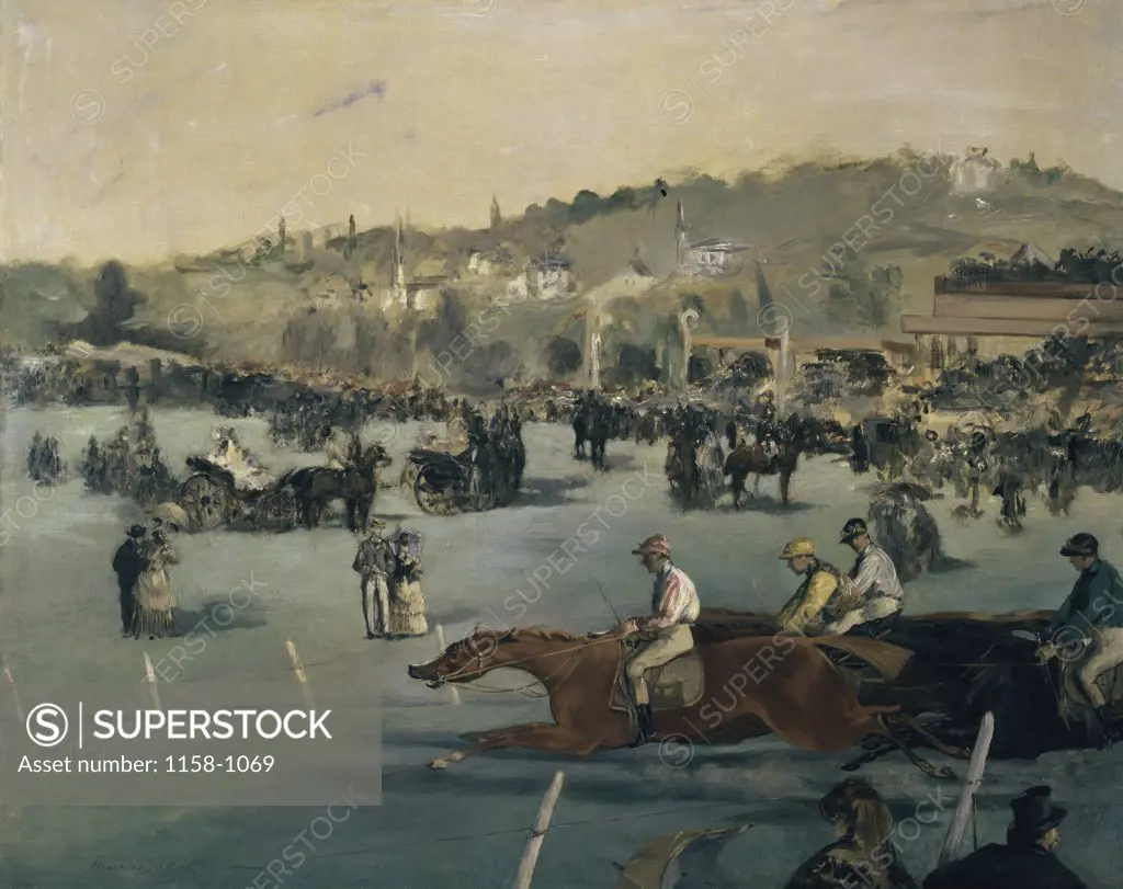 Horse Track  (Course de Chevaux)  1872  Edouard Manet (1832-1883/French)  