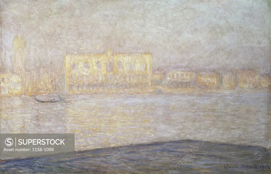 Duke's Palace Seen from San Giorgio Claude Monet (1840-1926 French) 
